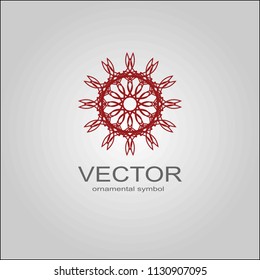 Ethnic decor element.Vector design