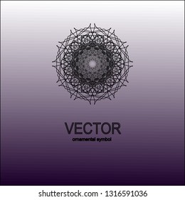 Ethnic decor element.Vector design
