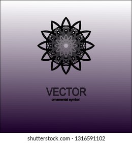 Ethnic decor element.Vector design