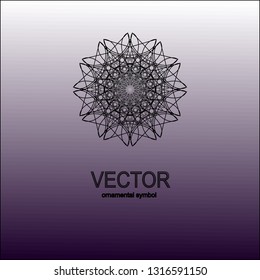 Ethnic decor element.Vector design