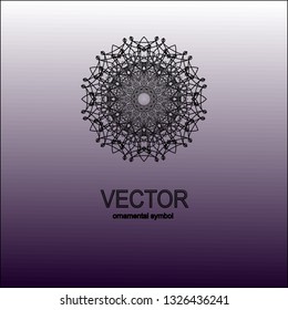 Ethnic decor element.Vector design
