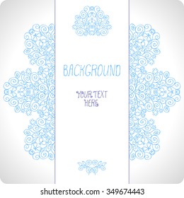 Ethnic decorative backgrounds. Hand drawn background. Islam, Arabic, Indian, ottoman motifs.