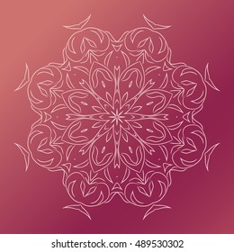  Ethnic decorative elements. Hand drawn background. Islam, Arabic, Indian, ottoman motifs.