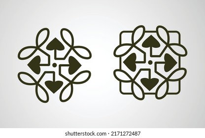 Ethnic decorative elements for illustration, single mandala design vector