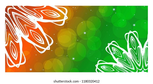 Ethnic Decorative Flyers with Floral Mandala. Templates Vector illustration