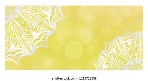 Ethnic Decorative holiday Flyers with Floral Mandala. Templates Vector illustration