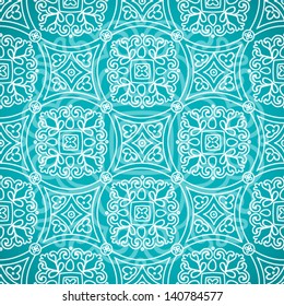 Ethnic decorative pattern. Bright lacy seamless ornament.