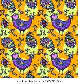 ethnic decorative seamless pattern 