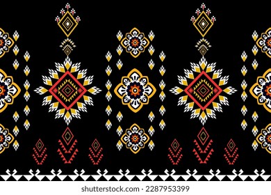 Diseño étnico de fondo abstracto. Patrón sin foco en el diseño de arte tribal, folclórico, chevron. Impresión de adorno de arte geométrico azteca.Diseño de alfombras, papel pintado, ropa, envoltura, tela, cubierta