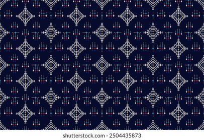 Fondo abstracto de diseño étnico. Patrón sin fisuras en tribal,
Bordado popular, diseño de arte Ikat. Impresión geométrica azteca del ornamento del arte.
Diseño para la alfombra, Fondo de pantalla, ropa, envoltura, tela, cubierta
