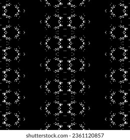 Ethnic Design Art Pattern. Ethnic Dark Doodle Vector. Simple Bohemian Pattern. Seamless Geo Ink Batik. Black Colour Art Scribble Textile. Black Color Tribal Line Batik. Seamless Dark Native Design
