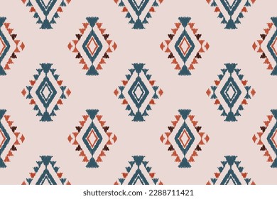 Ethnic design border. Traditional ethnic pattern design It is a pattern geometric shapes. Create beautiful fabric patterns. Design for print. Using in the fashion industry.