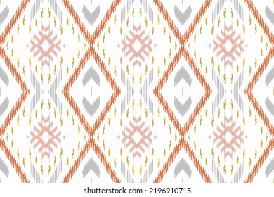 Ethnic design drawing ikat texture Navajo background art geometric colorful Ethnic Indian Aztec pattern floral tribal design simple modern traditional hand drawn border