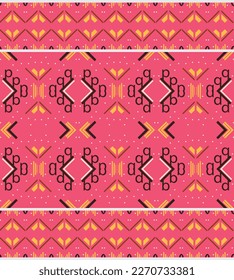 Ethnic design drawing wallpaper. Geometric ethnic pattern traditional Design It is a pattern geometric shapes. Create beautiful fabric patterns. Design for print. Using in the fashion industry.