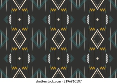 Ethnic design ikat Aztec Navajo background art geometric colorful Ethnic Indian Aztec pattern floral tribal design simple modern traditional hand drawn border