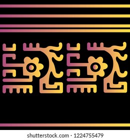Ethnic Design. Ikat Pattern. Chevron Brush Texture. Boho Print. Geometric Hand Drawn Textile Ornate. Abstract Native Tie Dye Background.