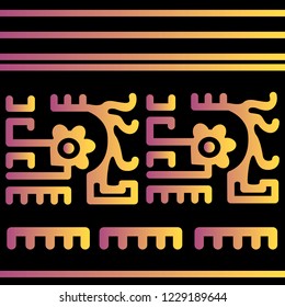 Ethnic Design. Ikat Pattern. Chevron Brush Texture. Boho Print. Geometric Hand Drawn Textile Ornate. Abstract Native Tie Dye Background.