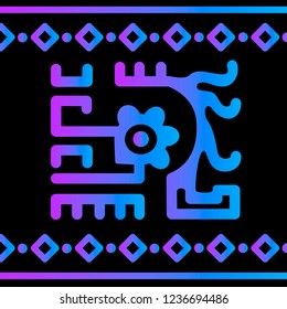 Ethnic Design. Ikat Pattern. Chevron Brush Texture. Boho Print. Geometric Hand Drawn Textile Ornate. Abstract Native Tie Dye Background.