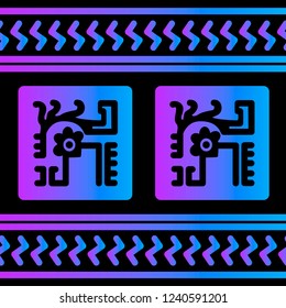 Ethnic Design. Ikat Pattern. Chevron Brush Texture. Boho Print. Geometric Hand Drawn Textile Ornate. Abstract Native Tie Dye Background.