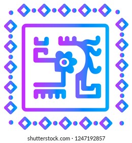 Ethnic Design. Ikat Pattern. Chevron Brush Texture. Boho Print. Geometric Hand Drawn Textile Ornate. Abstract Native Tie Dye Background.