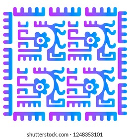 Ethnic Design. Ikat Pattern. Chevron Brush Texture. Boho Print. Geometric Hand Drawn Textile Ornate. Abstract Native Tie Dye Background.