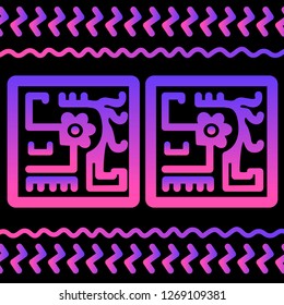 Ethnic Design. Ikat Pattern. Chevron Brush Texture. Boho Print. Geometric Hand Drawn Textile Ornate. Abstract Native Tie Dye Background.