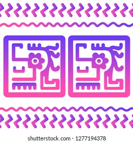 Ethnic Design. Ikat Pattern. Chevron Brush Texture. Boho Print. Geometric Hand Drawn Textile Ornate. Abstract Native Tie Dye Background.