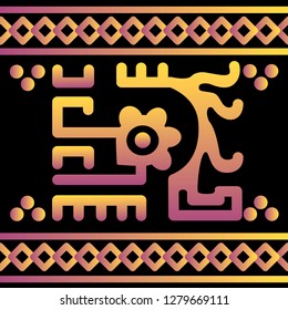 Ethnic Design. Ikat Pattern. Chevron Brush Texture. Boho Print. Geometric Hand Drawn Textile Ornate. Abstract Native Tie Dye Background.
