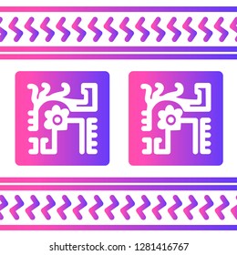 Ethnic Design. Ikat Pattern. Chevron Brush Texture. Boho Print. Geometric Hand Drawn Textile Ornate. Abstract Native Tie Dye Background.
