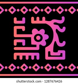 Ethnic Design. Ikat Pattern. Chevron Brush Texture. Boho Print. Geometric Hand Drawn Textile Ornate. Abstract Native Tie Dye Background.