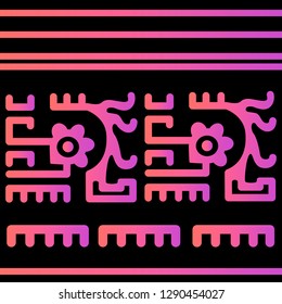 Ethnic Design. Ikat Pattern. Chevron Brush Texture. Boho Print. Geometric Hand Drawn Textile Ornate. Abstract Native Tie Dye Background.