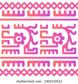 Ethnic Design. Ikat Pattern. Chevron Brush Texture. Boho Print. Geometric Hand Drawn Textile Ornate. Abstract Native Tie Dye Background.