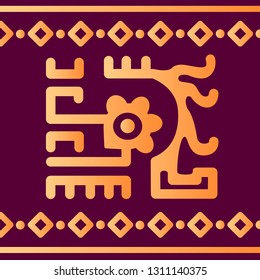 Ethnic Design. Ikat Pattern. Chevron Brush Texture. Boho Print. Geometric Hand Drawn Textile Ornate. Abstract Native Tie Dye Background.