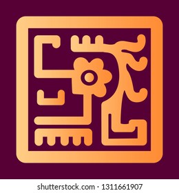 Ethnic Design. Ikat Pattern. Chevron Brush Texture. Boho Print. Geometric Hand Drawn Textile Ornate. Abstract Native Tie Dye Background.