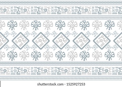 Ethnic Design. Ikat Pattern. Chevron Brush Texture. Boho Print. Geometric Hand Drawn Textile Ornate. Abstract Native Tie Dye Background.