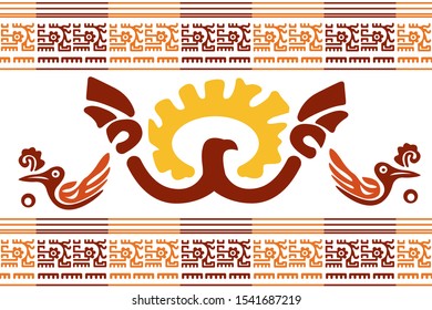 Ethnic Design. Ikat Pattern. Chevron Brush Texture. Boho Print. Geometric Hand Drawn Textile Ornate. Abstract Native Tie Dye Background.