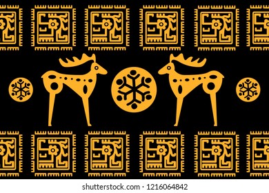 Ethnic Design. Ikat Seamless Pattern. Chevron Brush Texture. Boho Water Print. Geometric Hand Drawn Textile Ornate. Abstract Watercolor Native Tie Dye Background.