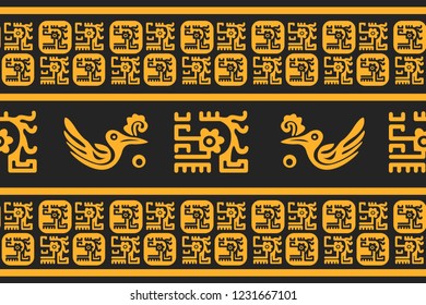 Ethnic Design. Ikat Seamless Pattern. Chevron Brush Texture. Boho Water Print. Geometric Hand Drawn Textile Ornate. Abstract Watercolor Native Tie Dye Background.