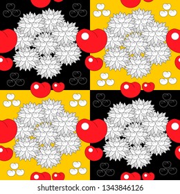 Ethnic Design. Ikat Seamless Pattern. Chevron Brush Texture. Boho Print. Geometric Hand Drawn Textile Ornate. Abstract Native Tie Dye Background.