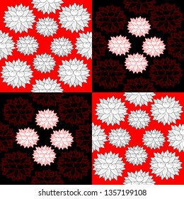 Ethnic Design. Ikat Seamless Pattern. Chevron Brush Texture. Boho Print. Geometric Hand Drawn Textile Ornate. Abstract Native Tie Dye Background.