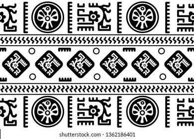 Ethnic Design. Ikat Seamless Pattern. Chevron Brush Texture. Boho Print. Geometric Hand Drawn Textile Ornate. Abstract Native Tie Dye Background.