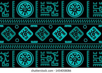 Ethnic Design. Ikat Seamless Pattern. Chevron Brush Texture. Boho Print. Geometric Hand Drawn Textile Ornate. Abstract Native Tie Dye Background.