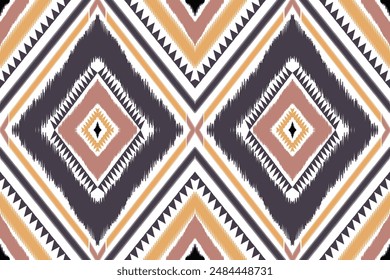 Ethnische Design-Muster Sarong-Muster Geometrische Design Geometrische Muster Stickerei Schwarz Gelb Weiß Rosa Textildrucke Stoffmuster Kissen Teppichvorhänge Decken Bettwäsche Bildschirmhintergründe Oberfläche