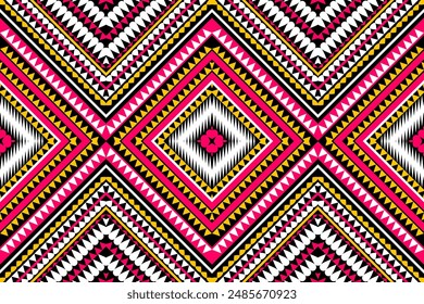 ethnic design pattern sarong pattern geometric design geometric pattern embroidery black yellow white pink Textile prints fabric patterns pillows carpet curtains blankets bed sheets wallpapers surface