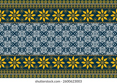 ethnic design pattern sarong pattern geometric design geometric fower pattern embroidery  yellow white  Textiles prints fabric patterns pillows carpet curtains blankets bed sheets wallpapers surface