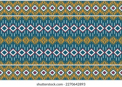 Ethnic design pattern. traditional pattern design It is a pattern geometric shapes. Create beautiful fabric patterns. Design for print. Using in the fashion industry.