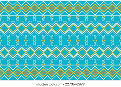 Ethnic design pattern. traditional patterned wallpaper It is a pattern geometric shapes. Create beautiful fabric patterns. Design for print. Using in the fashion industry.