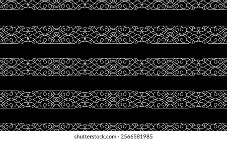 Ethnic digital Pattern compositions featuring jacquard-style floral motifs and Mughal borders for textiles, wallpapers, and gift wraps.