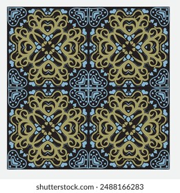 Diseño de patrón sin costuras de fondo de textil elegante étnico, diseño de patrón sin costuras de fondo de kitenge africano, bueno para cortinas, alfombras, camisas de hombres y más