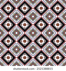 Ethnic, fabric, abstract, art, background, backdrop, design, detail, floral, geometric, wallpaper, beautiful, clothing, seamless, vector illustration design, 